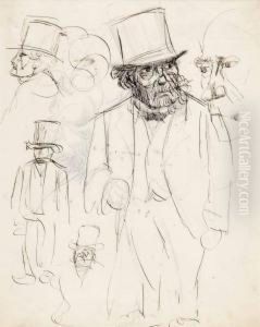 Figure Wearing Top Hat
