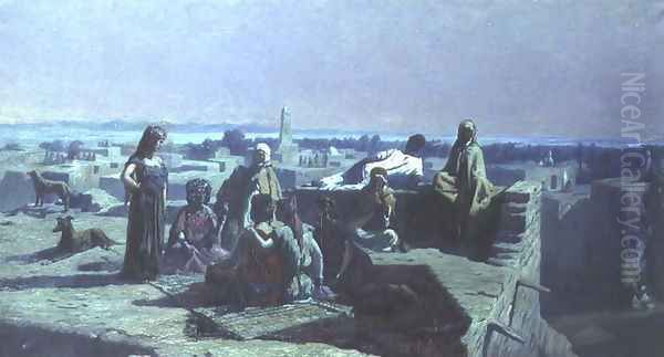 Evening in the Oasis, 1906 - view 1