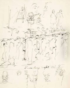 Figure Sketches by Michael Healy