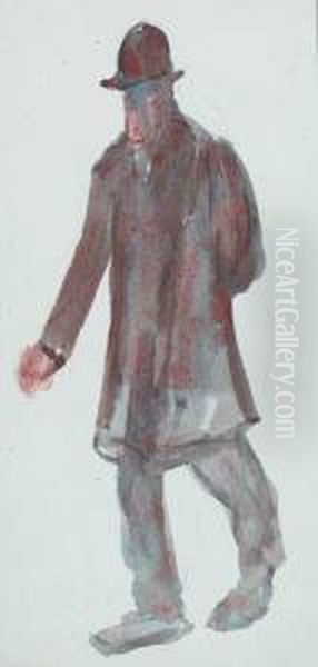 'ned Get Up' (study Of A Man In A Bowler Hat) - view 1