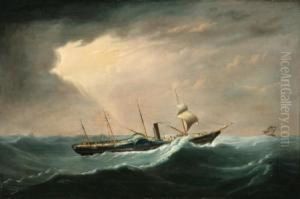 A Paddle Steamer After The Storm