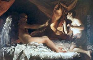Psyche Discovers Cupid, 1707-09 by Giuseppe Maria Crespi