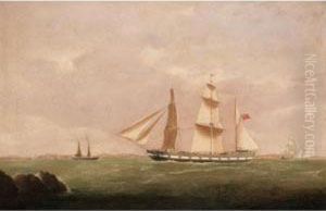 Coastal Scene With A Brig