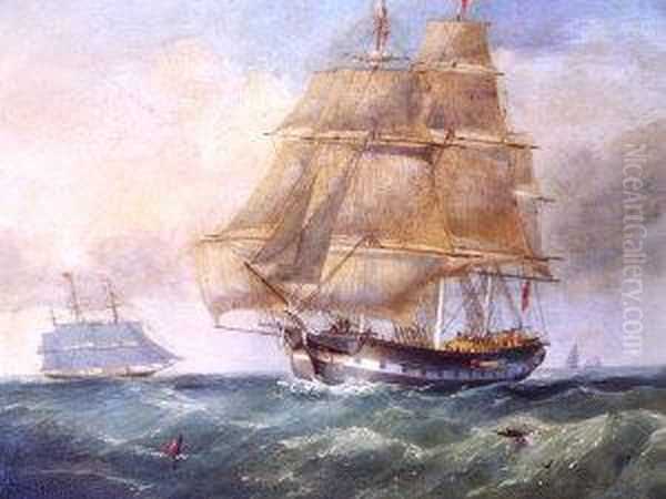 Frigates On Choppy Seas - view 1