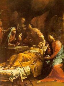 The Death of St. Joseph 1712 by Giuseppe Maria Crespi