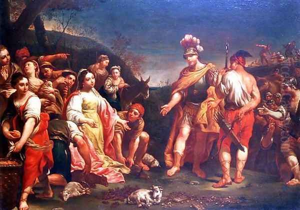 The Offering of Abigail before David - view 1
