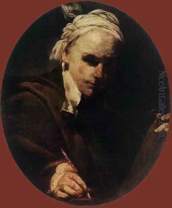 Self-Portrait c. 1700 by Giuseppe Maria Crespi