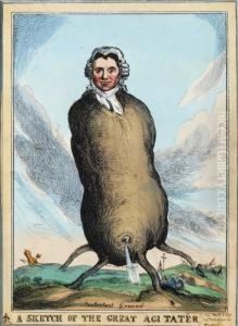 A Sketch Of The Great Agi-tater by William Heath