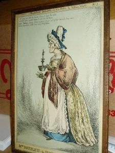 Mrs Double.u. The Housekeeper by William Heath