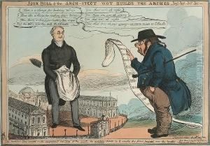 John Bull & The Arch-itect Wot Builds The Arches by William Heath