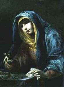The Virgin with the Instruments of the Passion c.1730 by Giuseppe Maria Crespi