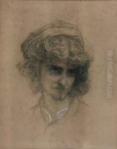 Portrait D'homme by Ernest Hebert