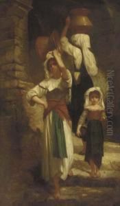 Water Carriers At The Well