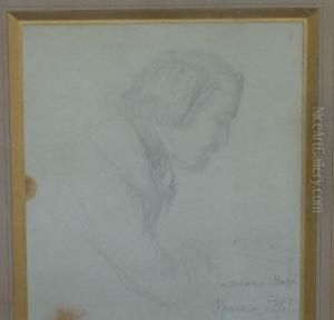 Victor Masse De Profil by Ernest Hebert