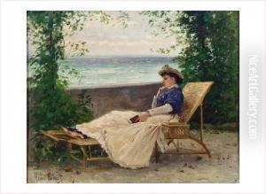 Reverie Au Bord Du Lac by Henri Hebert