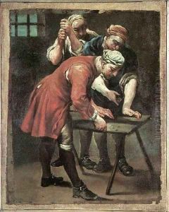 Dice Players 2 by Giuseppe Maria Crespi