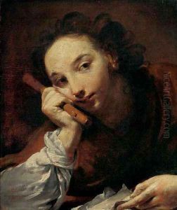 Boy with a flute