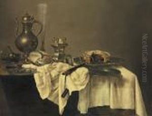 A Blackberry Pie, An Upturned Nautilus Cup