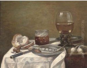 A Roemer Of Wine by Willem Claesz. Heda