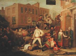 Scene in a London Street, 1770 by John Collet