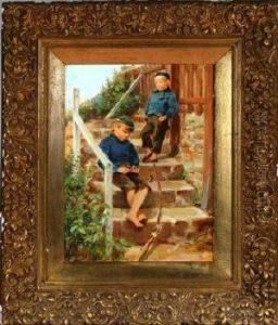 The Young Fishermen by Ralph Hedley