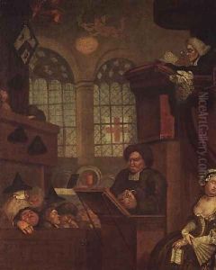 The Dull Sermon by John Collet