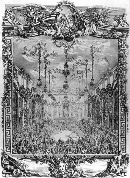 The Dress Ball Given in Honour of the Dauphin's Wedding 1746 - view 1