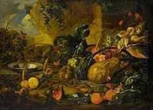 Stillleben Mit Fruchten Und Gemuse