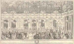 The Celebrations at Versailles of the Marriage of Louis Dauphin of France and Marie Therese Infanta of Spain, February 1745 by Charles-Nicolas I Cochin