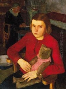 Girl With A Teddy Bear