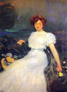 Mujer sentada by Ramon Casas
