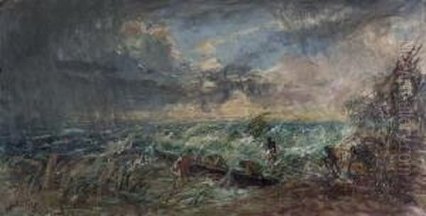 Fischerboote Bei Sturmischer
See. - view 1