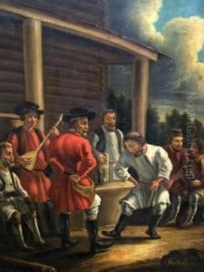 Merrymaking By A Tavern