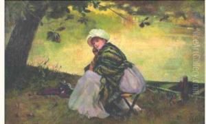 Jeune Fille A L'ombrelle