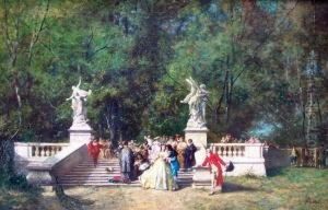 Gesellschaft Im Freien