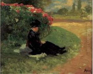 Jeune Femme Assise Dans Un Parc Ou Le Repos Jeune Femme Assise Dans Un Parc Ou Le Repos