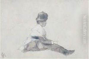 Jeune Femme Assise
