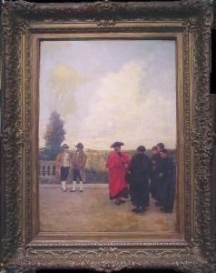 The Cardinal's Arrival by Ferdinand Heilbuth