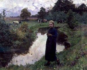 Young Girl in the Fields