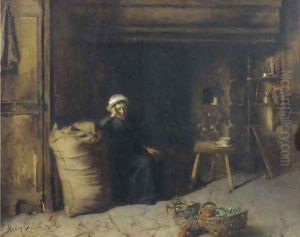 Back from market by Evariste Carpentier