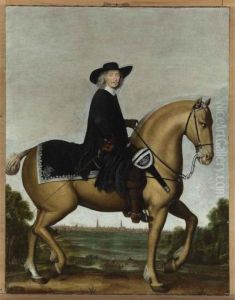 An Equastrian Portrait Of Prince Bishop Christoph Bernhard Von Galen, Called