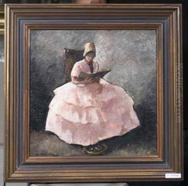 Dame In Ballkleid. - view 1