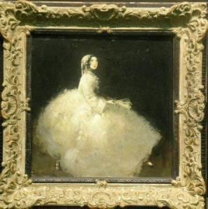 At The Ball In White