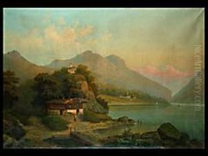 Konigssee Mit Kapelle by Eduard, Hein Jr.