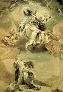The Virgin and Child Adored by St.Louis of France