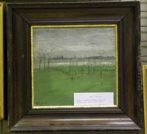 "landschaft Am Niederrhein". by Thomas Theodor Heine