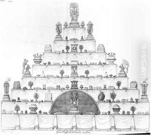 Designs for Food Decoration, from 'Le Maitre d'Hotel francais', 1822