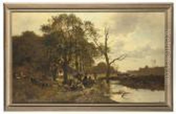 Returning From The Fields - view 1