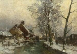 "winter An Der Amper". by Karl Adam Heinisch