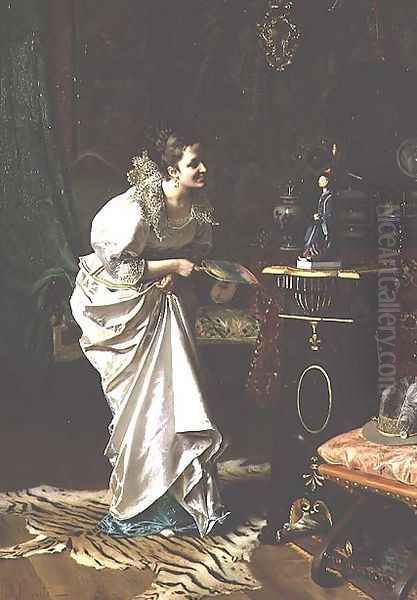 Paying her Respects to his High Mightiness by Tito Conti